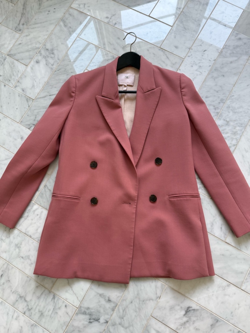 Rebecca Taylor size 0 rose pink blazer